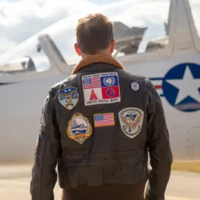 Cockpit USA "Movie Hero" Top Gun II Navy G-1 Jacket Brown USA Made
