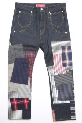 Junya Watanabe Levi's Edition Patchwork Jeans - Indigo/Gray